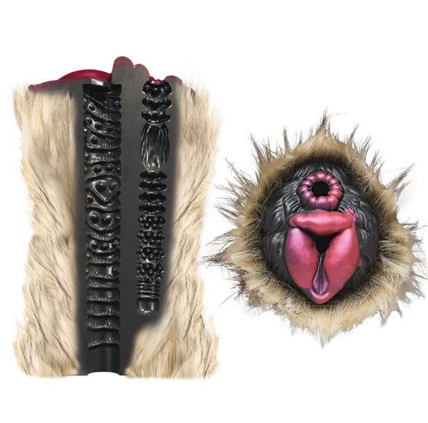 CREATURE COCKS SAVAGE SHE-WOLF SILICONE STROKER-4