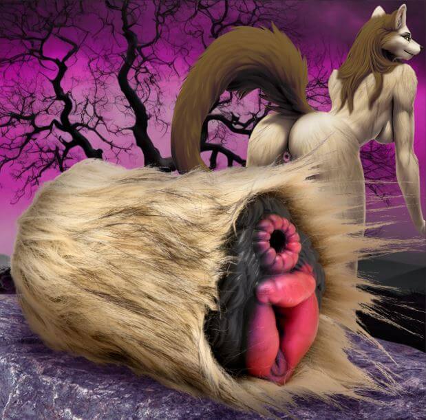 CREATURE COCKS SAVAGE SHE-WOLF SILICONE STROKER-6