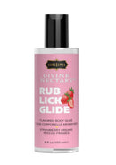 Kama Sutra Divine Nectars Strawberry Dreams 5 Oz flavored body glide for a silky, non-sticky experience.