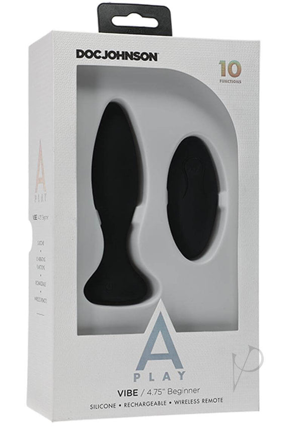 A-play Vibe Begin Plug W/remote Blk-0