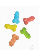 Candyprints Suck A Bag Of Dicks Candy Display 100 Bags featuring colorful penis-shaped candy.