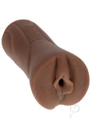 Signature Strokers Honey Gold Ultraskyn Pocket Pussy Caramel realistic textured design for enhanced sensation.