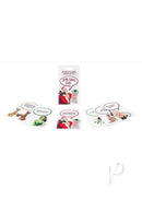 Kheper Games Sexy Santa Says Card Game with playful holiday-themed cards for couples.