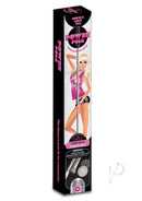 Power Pole Ultimate Exercise and Dance Pole Silver packaging with description and visual design.