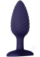 Zero Tolerance Wicked Twister Vibrating Butt Plug Purple features a twisted design with smooth silicone finish.