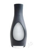 VeDO Torpedo Vibrating Stroker Just Black Glow In The Dark rechargeable masturbator with textured sleeve