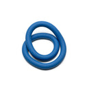 Perfect Fit 12 Inch Silicone Hefty Wrap Ring Blue showcasing its flexible design for versatile use.