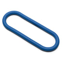 Perfect Fit 12 Inch Silicone Hefty Wrap Ring Blue shown on a white background, emphasizing its flexible design for versatile use.