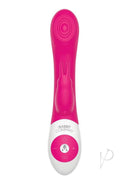 Image of The Rabbit Company The Thumper Rabbit Silicone Vibrator Pink with a unique design for dual stimulation.