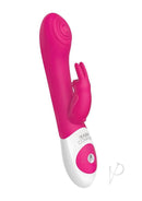 The Rabbit Company The Thumper Rabbit Silicone Vibrator Pink showcasing its unique design and features.