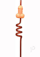 Candy Pecker Straw Strawberry Flavored Lollipop with a playful design for parties and celebrations.