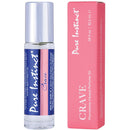 Pure Instinct Pheromone Perfume Oil Roll-on Crave 0.34 Oz with packaging and roller applicator
