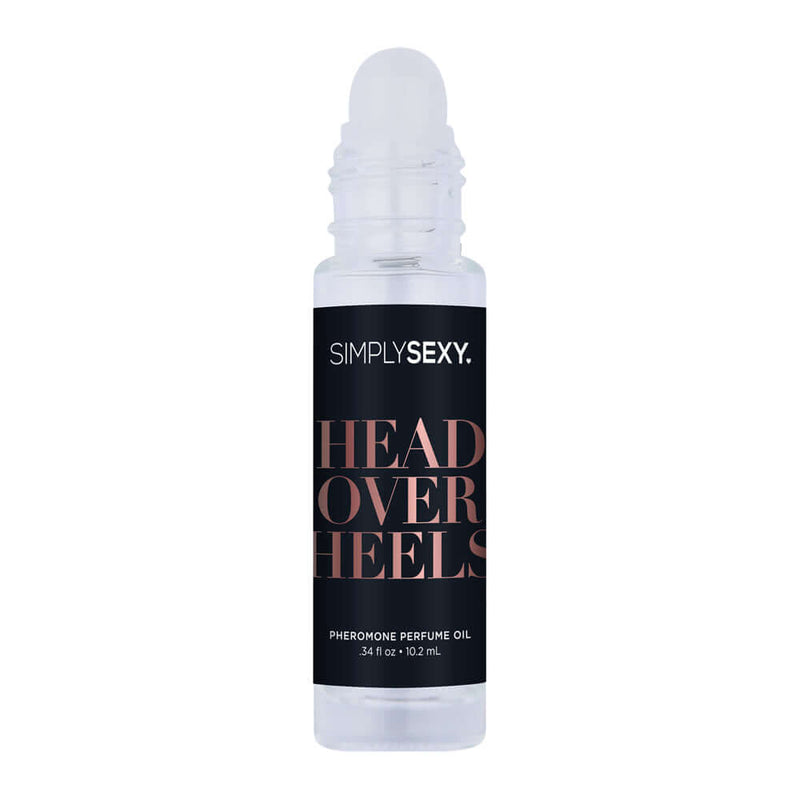 Simply Sexy Pheromone Perfume Oil Head Over Heels 0.34 oz roll-on fragrance bottle