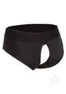 Boundless Backless Brief Harness 2XL/3XL Black featuring a sleek backless design with supportive waistband.
