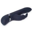 Fifty Shades Darker Oh My Rabbit Vibrator in sleek navy design for dual stimulation and luxurious comfort.