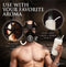 Master Series Overload Stroker Gas Mask Kit featuring premium silicone gas mask and 1L liquid for breath play.