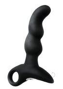 Anal-Ese Vibrating Silicone Alpha Plug 4 Black, silicone plug with rechargeable vibration and 10 functions.