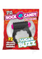 Rock Candy Sugar Buzz Vibrating Cock Ring Black packaging showcasing playful design and features like 72 vibrating pleasure nodules.