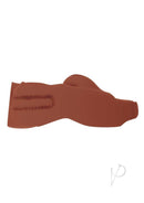 PDX Plus Perfect 10 Torso Realistic Masturbator Chocolate in rich chocolate tone with detailed entries for enhanced pleasure.