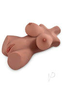 PDX Plus Perfect 10 Torso Realistic Body Masturbator Caramel showcasing lifelike curves and details.