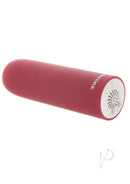 Evolved Mighty Thick Rechargeable Bullet Vibrator Red displayed on a white background.