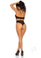 Keyhole Top High Bottom 2pc Os Black-1