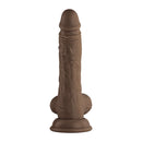 FemmeFunn Vortex Turbo Baller 8.25 inch Rotating Dildo Brown featuring premium liquid silicone and dual motors.
