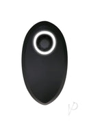 Backdoor Banger Silicone Remote Control Anal Vibrator Black with sleek design and pulsating features.