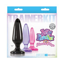 Jelly Rancher Pleasure Plugs Anal Trainer Kit Assorted featuring three assorted plugs for anal play.