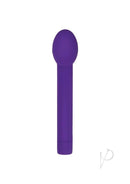 Evolved Sweet Spot Silicone G-Spot Vibrator Purple with bulbous head and soft silicone exterior.