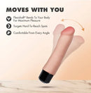 Dr Skin Silicone Dr Avery Vibrating Dildo 7.5 inches designed for maximum pleasure with flexible shaft and targeted stimulation.