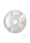 Zero Tolerance Twist Stroker Clear - top view of a clear stroker with textured interior for enhanced sensation