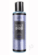 HandiPop Edible Handjob Massage Gel Blueberry Muffin 4.2 Oz bottle with playful swirl design.
