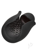 Optimum Power Elite Pro Stroker Silicone Masturbator Black with textured silicone sleeve and internal motors.