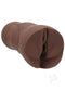 Signature Strokers Jenna Foxx Ultraskyn pocket masturbator, realistic molded design, chocolate color.