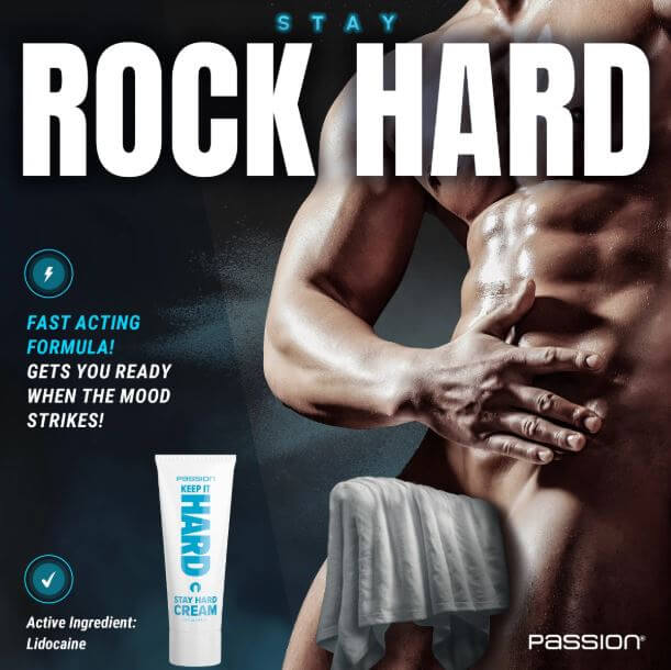 PASSION KEEP IT HARD STAY HARD CREAM 1.5 OZ-1