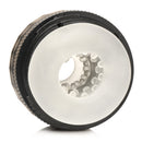 Jock Tightening Masturbator Clear Black featuring an adjustable fit and textured TPE tunnel for enhanced stimulation.