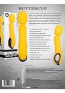 Evolved Buttercup Silicone Wand Massager Yellow with 10 speeds and turbo boost for intense clitoral stimulation.