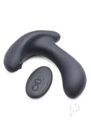 Swell 10x Inflatable Vibrating Prostate Plug Black with remote control, designed for targeted prostate pleasure.