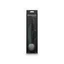 Renegade Brute Vibrating Penis Extension Black packaging featuring a sleek silicone design and control button.