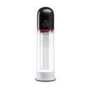 Renegade Bulge Vibrating Suction Pump Black showcasing its sleek design and functional elements for enhanced pleasure.