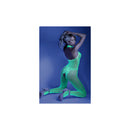 Moonbeam Bodystocking One Size Neon Green showcased in a head-turning fishnet design with lace detailing.