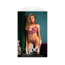 Fuck U Pay Me Tie-Back Top & Thong Panty M/L Pink packaging featuring a playful two-piece lingerie set.