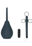 LUX Active Equip Anal Explorer Kit Blue featuring essential hygiene tools in a stylish blue design.