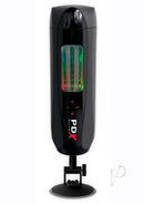 PDX Elite Ultimate Milker 2 Masturbator Black/Clear with a clear viewing window and buttons for easy use.