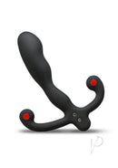 Aneros Helix Syn V Rechargeable Prostate Massager Black in a sleek silicone design.