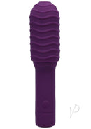 Pocket Rocket Elite Mini Vibrator With Removable Sleeve Purple in sleek design and vibrant color.