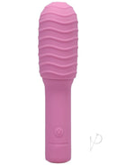 Pocket Rocket Elite Mini Vibrator With Removable Sleeve Pink - compact and sleek design for powerful pleasure.