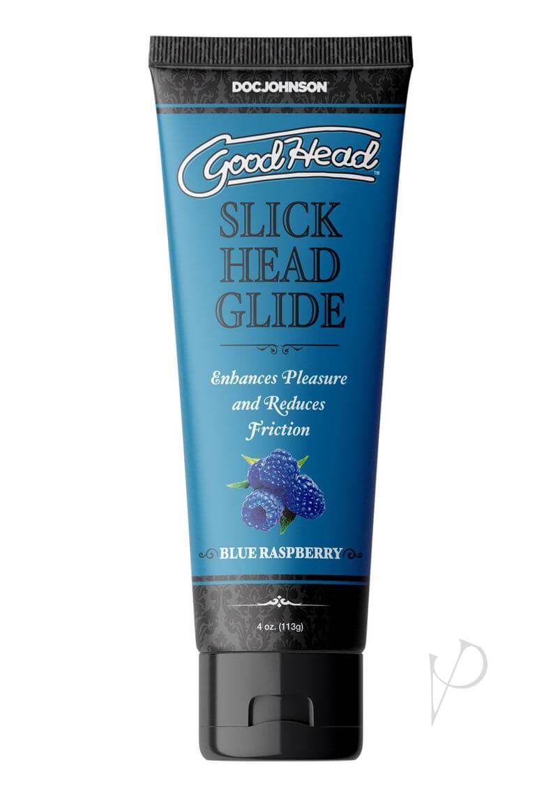 Goodhead Slick Head Blue Rasp 4oz Bulk-0