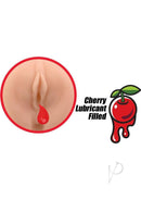 Skinsations Little Virgin Silicone Torso Masturbator Vanilla with cherry lubricant feature.